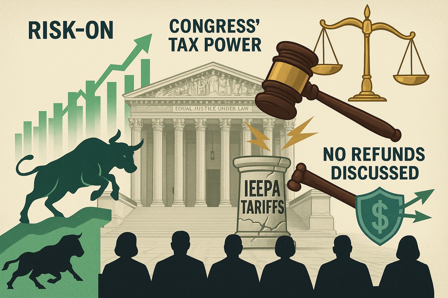 Supreme Court Signals Trouble Ahead for Trump’s Tariffs as Markets Breathe a Sigh of Relief